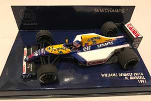 ミニチャンプス 1/18 Williams Renault FW14 N.Mansell・1991