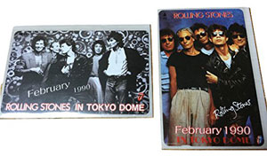 ローリングストーンズ 1990東京ドームコンサート テレフォンカード2枚セット